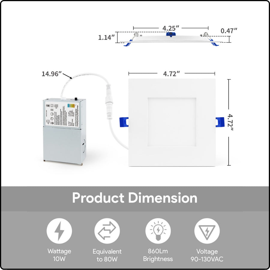 DOWNLIGHT ROUND & SQUARE